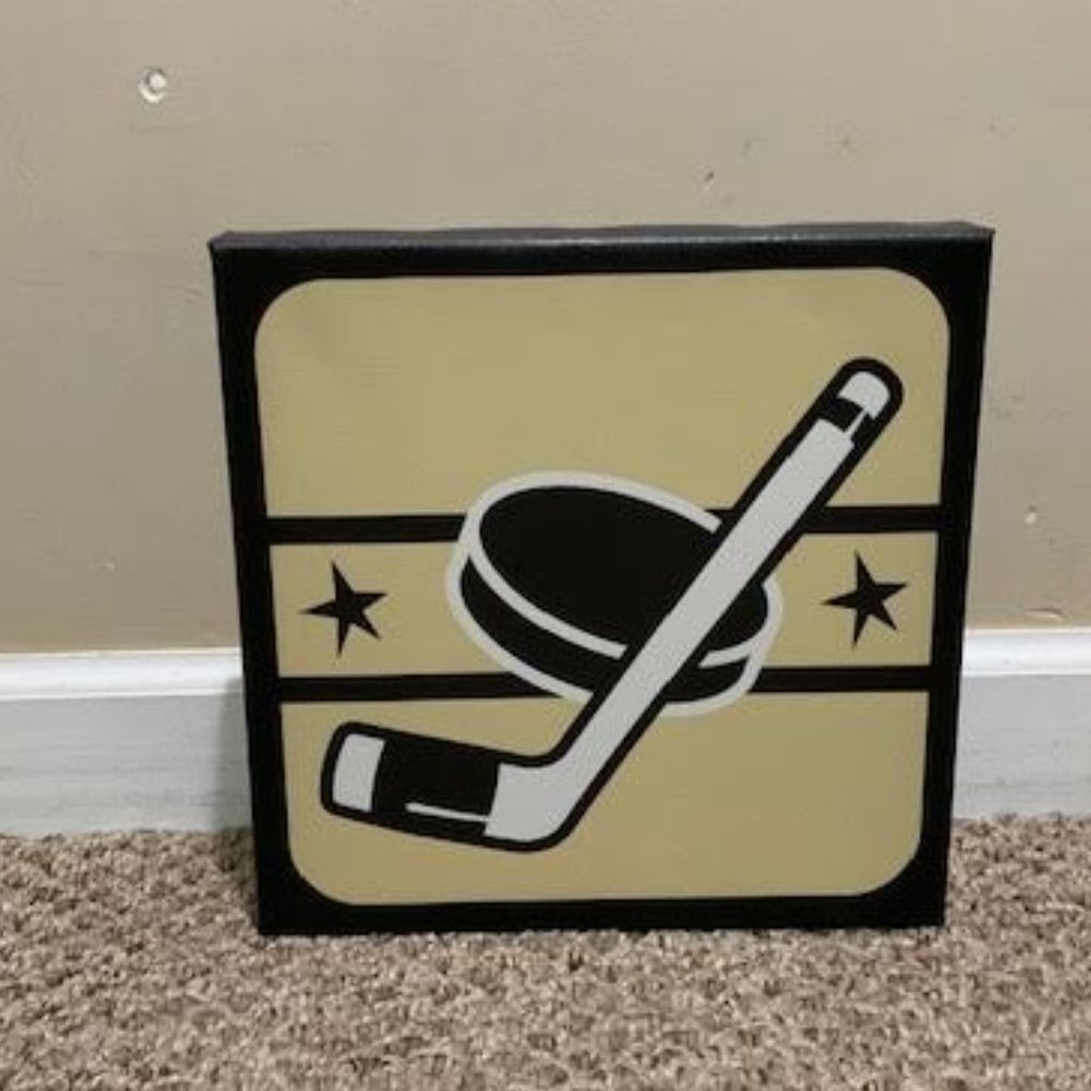 Hockey decor sign